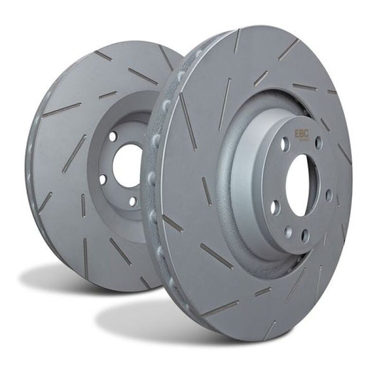 EBC 13-15 Jaguar XF 2.0 Turbo USR Slotted Rear Rotors