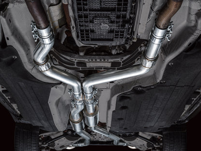 AWE Tuning 2020+ Ford Explorer ST Touring Edition Exhaust w/ Chrome Silver Tips