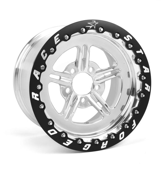 Race Star 63 Pro Forged 15x10 SBL Sportsman 5x4.75 BC / 2.00in. BS Wheel - Polished