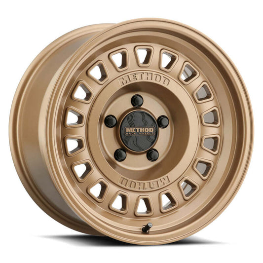 Method MR320 17x8.5 0mm Offset 5x5.5 BP 108mm CB 4.72in BS Method Bronze Wheel