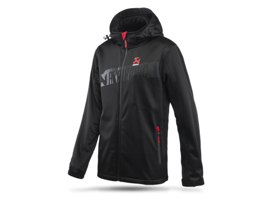 Akrapovic Mens Corpo Softshell Jacket Black - 2XL