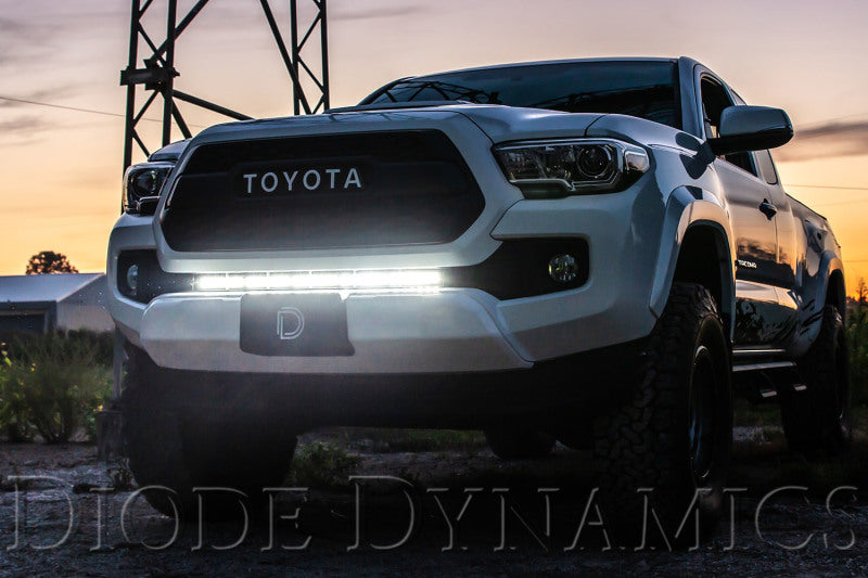 Diode Dynamics 16-21 Toyota Tacoma SS30 Stealth Lightbar Kit - Amber Driving