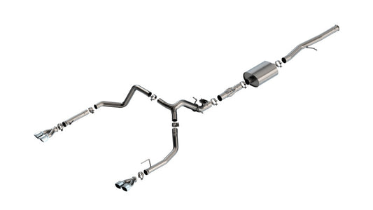 Borla 2024 Chevy Silverado 1500 6.2L V8 ATAK Catback Exhaust w/ Simulator - Chrome