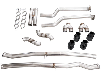 AWE Tuning BMW G90/G99 M5 Track Edition Cat-Back Exhaust - Diamond Black Tips