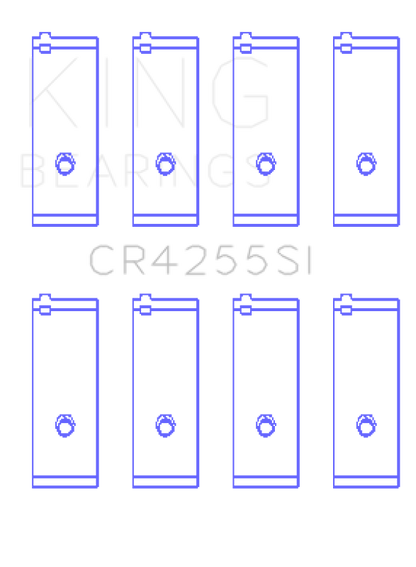 King Engine Bearings G.M.C. /Quard 4 1996/Up (Size +0.50mm) Connecting Rod Bearing Set