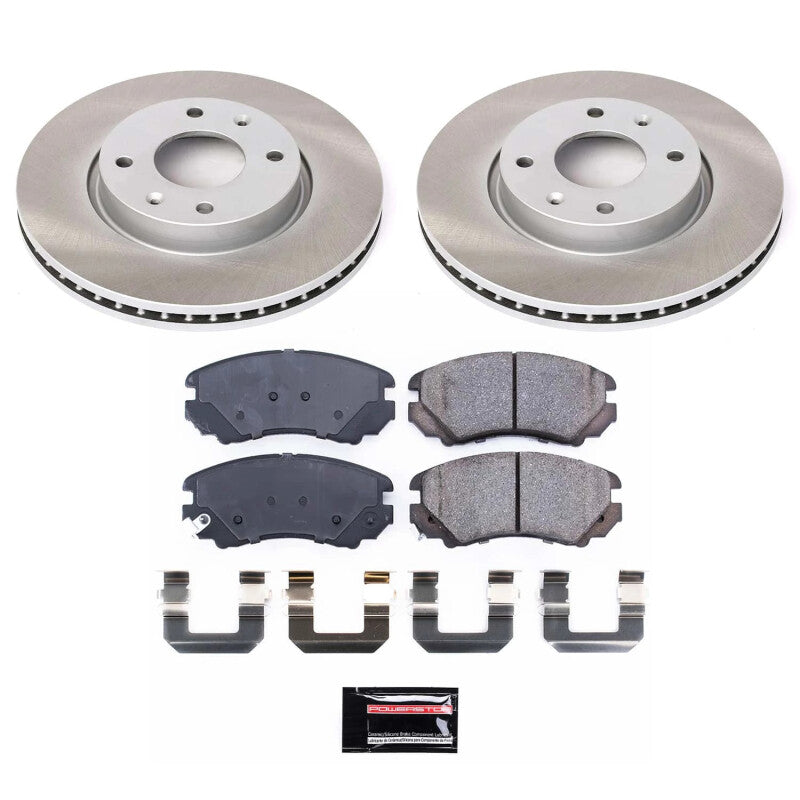 Power Stop 02-06 Kia Optima Front Semi-Coated Rotor Kit