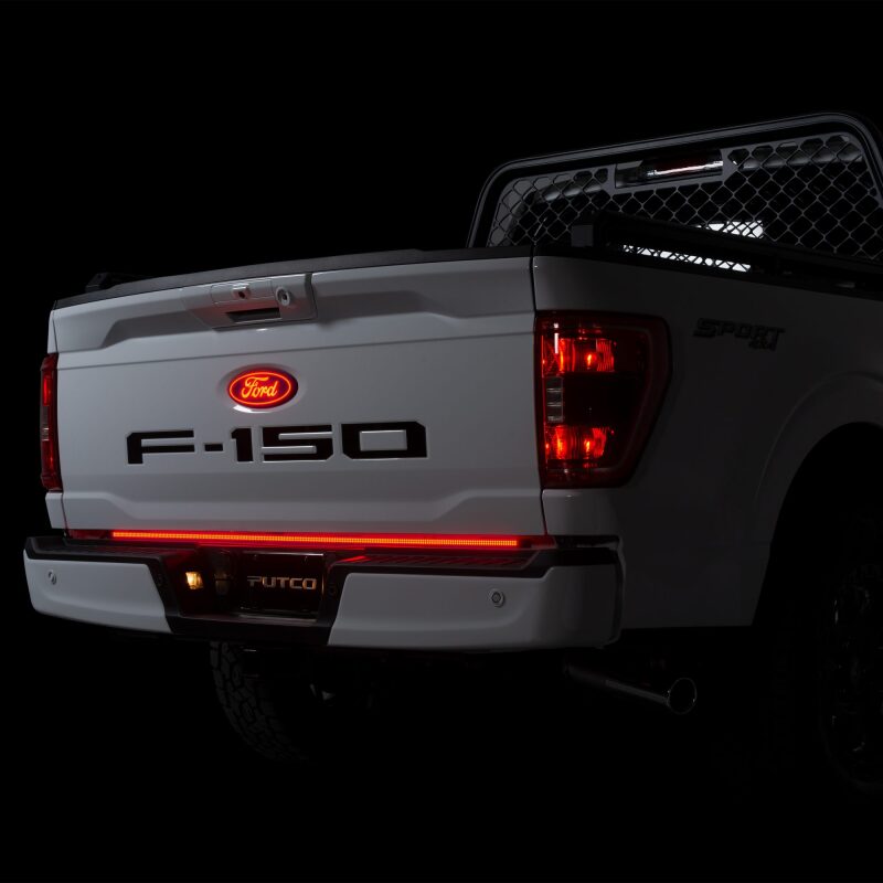 Putco 23-24 Ford SuperDuty F-250/F-350/F-450 60In Freedom Tailgate Bars w/ LED Taillamps Blade