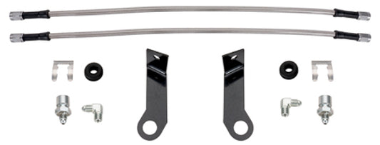 Wilwood 15-21 Toyota 4Runner Flexline Kit 14in M10-1.00 IF 1/8-27 NPT w/ Bracket