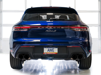 AWE Tuning 2022+ Porsche Macan 2.9TT Touring Edition Catback Exhaust w/ Diamond Black Tips