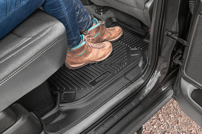 Husky Liners 2024 Ford Ranger Crew Cab X-Act Contour Front Floor Liner - Black
