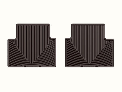WeatherTech 18-23 Hyundai Kona 2nd Row Rear All-Weather Floor Mats - Cocoa