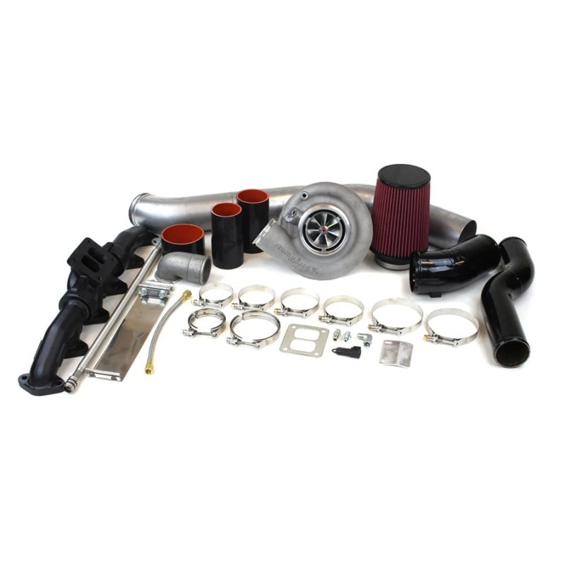 Industrial Injection 03-07 Dodge 5.9L S300 SX-E 64/74 w/.91 A/R Single Turbo Kit