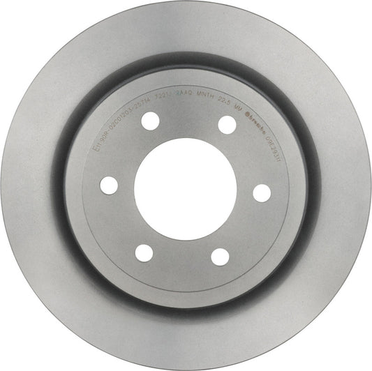 Brembo 08-21 Lexus LX570/Toyota Land Cruiser/08-22 Sequoia/07-21 Tundra Rear UV Coated Rotor