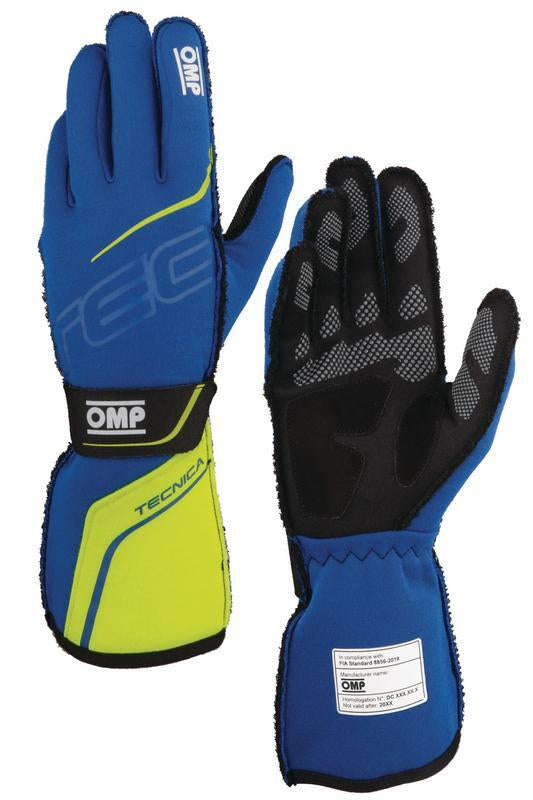 OMP TECNICA GLOVES FIA 8856-2018 BLACK / ANTHRACITE SZ L