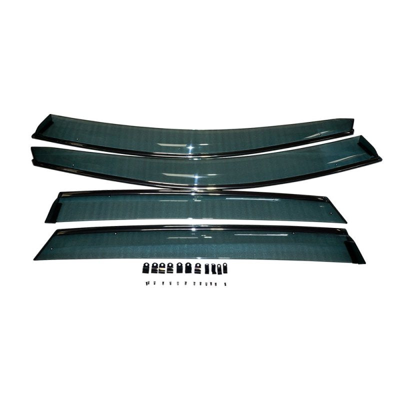 BLOX Racing 07-11 CRV Door Sun Visors Smoke Acrylic 4pcs