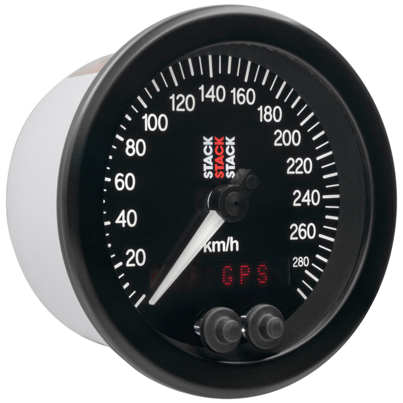 Autometer Stack Instruments 88mm 0-290 KM/H GPS Speedometer - Black