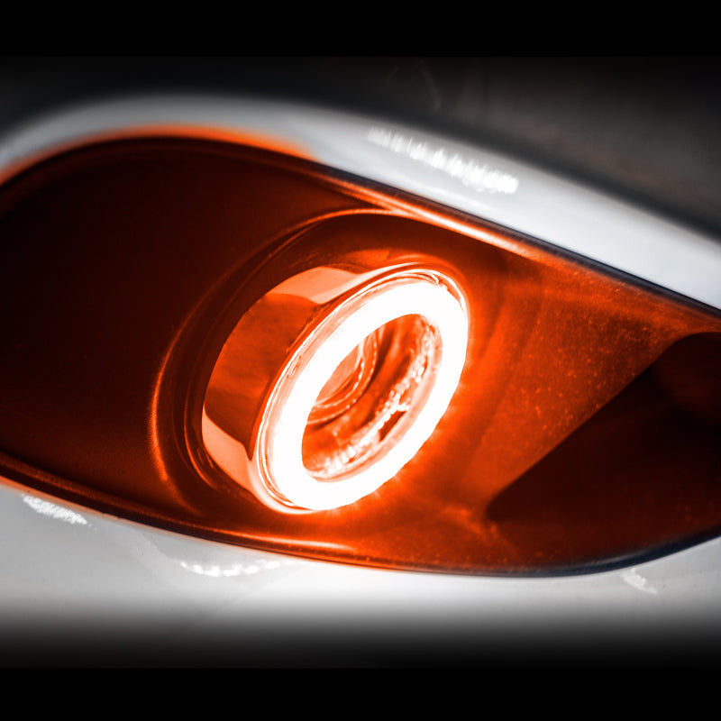 Oracle 01-04 Nissan Frontier Surface Mount LED Fog Light Halo Kit - Amber