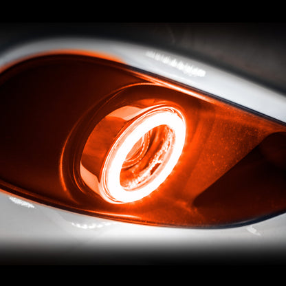 Oracle 10-12 Jaguar XK8 Surface Mount LED Fog Light Halo Kit - Amber