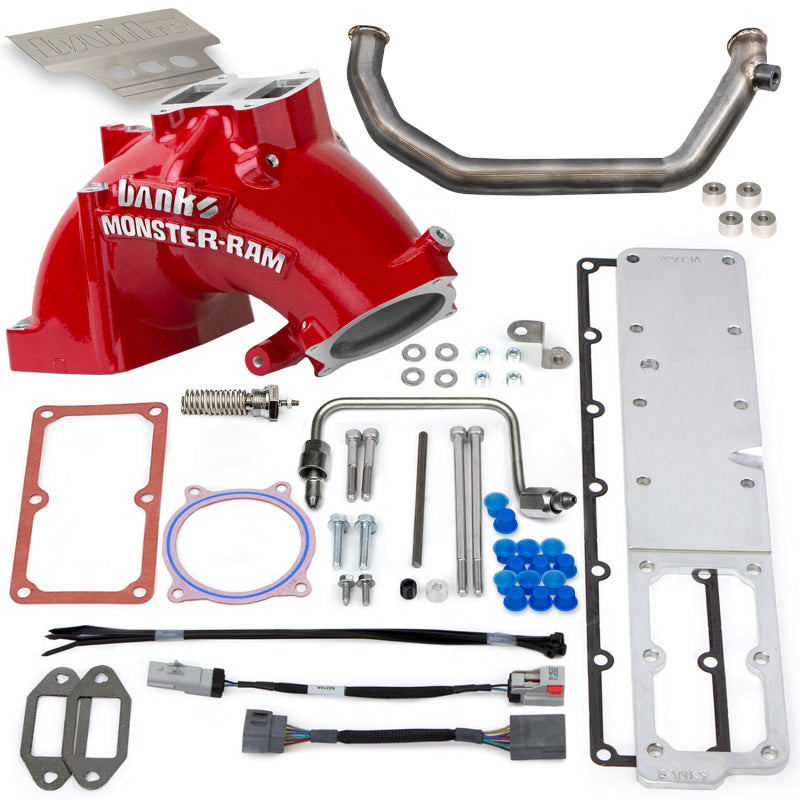 Banks Power 07.5-12 Ram Cab Chassis 6.7L Diesel Monster-Ram Intake System w/Fuel Line - Red