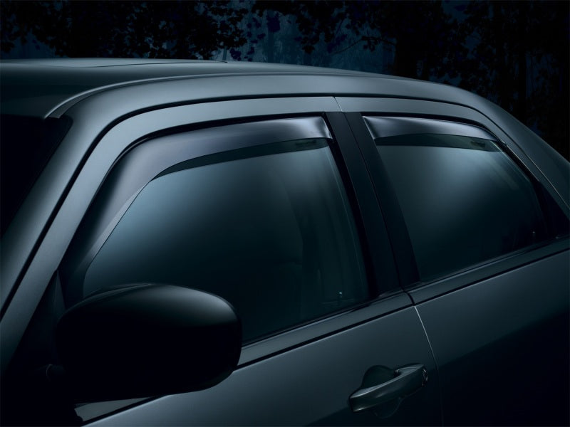 WeatherTech 07+ GMC Acadia Front and Rear Side Window Deflectors - Dark Smoke