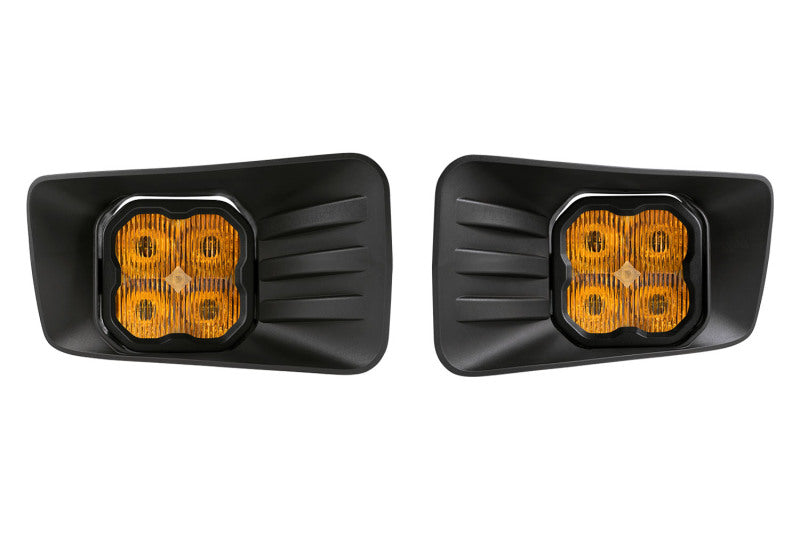 Diode Dynamics SS3 Type CH LED Fog Light Kit Max ABL - Yellow SAE Fog