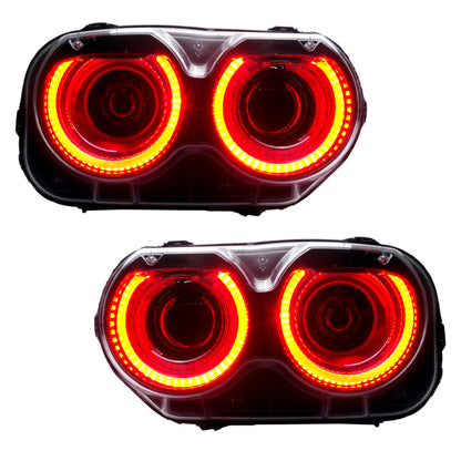 Oracle 15-23 Dodge Challenger LED Headlight Halo Kit - Red