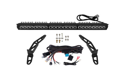 Diode Dynamics 2018-2026 Jeep Wrangler Jeep SS30 Bumper LED Kit Pro White Combo ABL 6000K