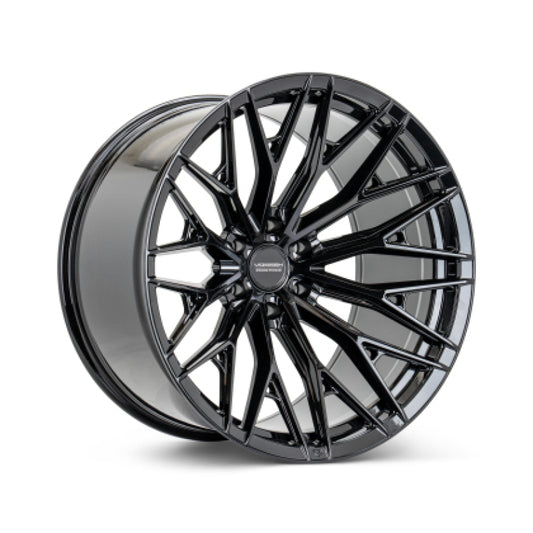 Vossen HFX-6 18x9 - 6x135 - ET0 - Super Deep Face - 87.1 - Gloss Black Wheel