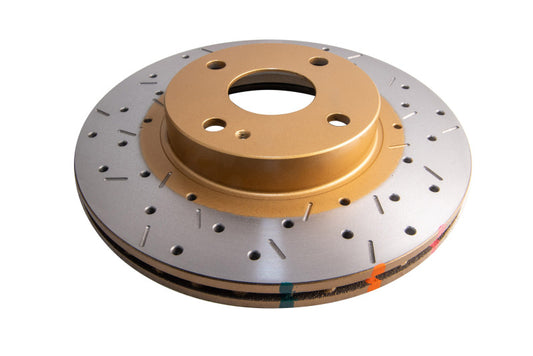 DBA 94-97/99-05 MX-5 Miata Front Drilled & Slotted 4000 Series Rotor