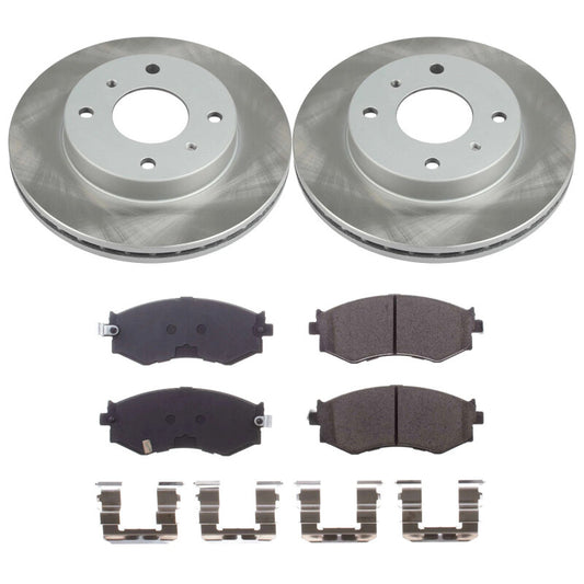 Power Stop 91-96 Infiniti G20 Front Semi-Coated Rotor Kit