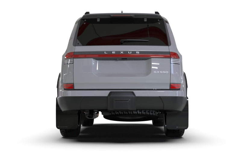 Rally Armor 24-26 Lexus GX 550 Luxury Premium Black Mud Flap - Silver Logo