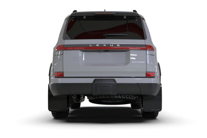 Rally Armor 24-26 Lexus GX 550 Luxury Premium Black Mud Flap - Silver Logo