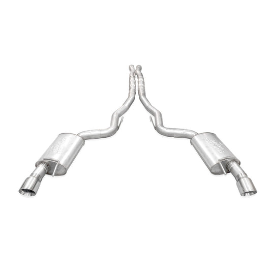 Stainless Works 2024 Mustang GT Catback Dual Tips Redline Sound X-Pipe Factory Connect Exhaust