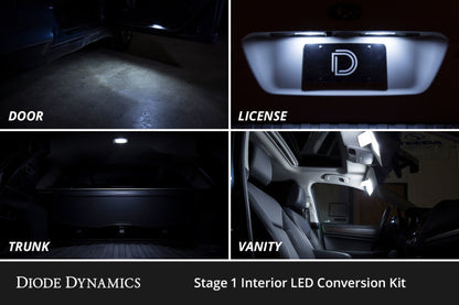 Diode Dynamics 14-19 Toyota Highlander Interior LED Kit Cool White Stage 1