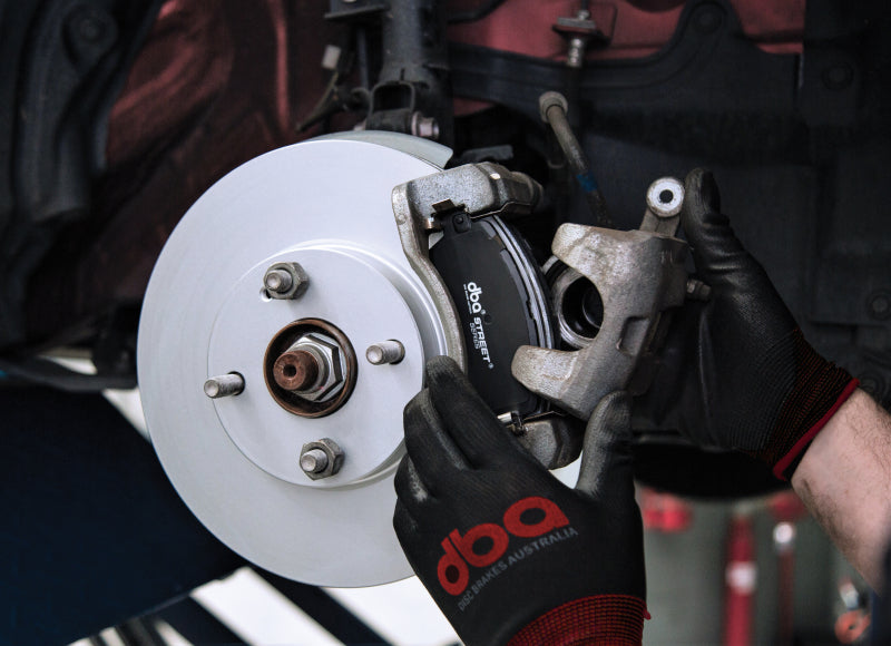 DBA 94-04 Mustang Exc. Cobra/Bullitt/Mach1 Front Drilled & Slotted Street Series Rotor