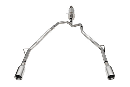 Corsa  25-26 Ram 2.5in Stainless Steel Sport Cat-back Dual Rear Exit 5.0in Polished Tip