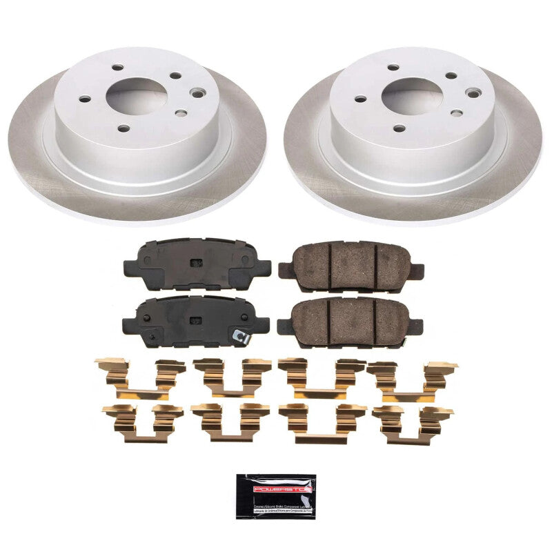 Power Stop 07-10 Nissan Altima Rear Semi-Coated Rotor Kit