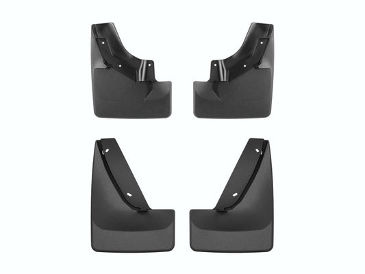 WeatherTech 25-26 Cadillac Escalade Front & Rear Mudflaps - Black