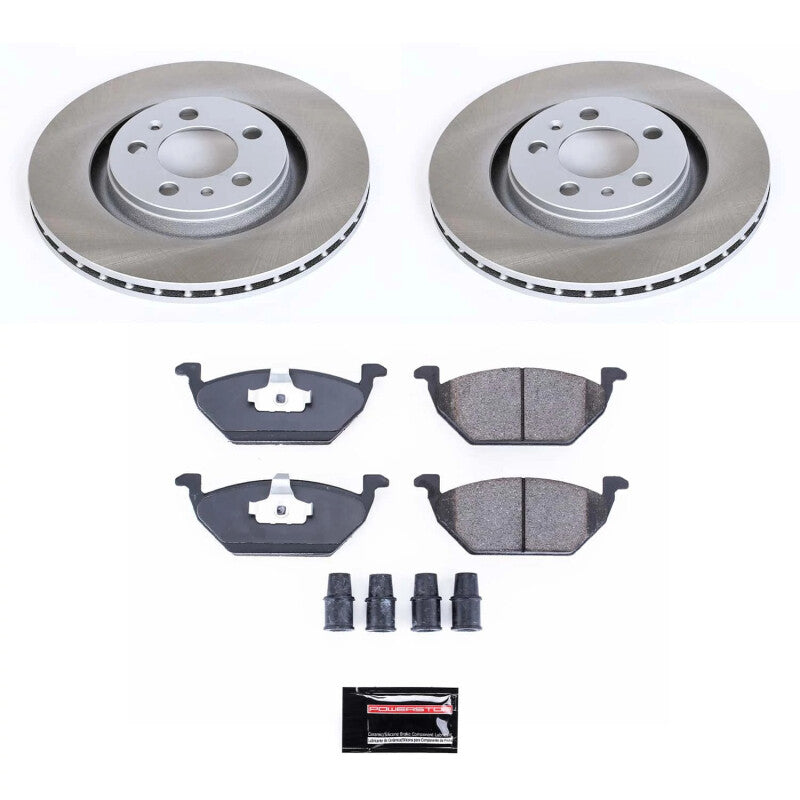 Power Stop 98-99 Volkswagen Jetta Front Semi-Coated Rotor Kit