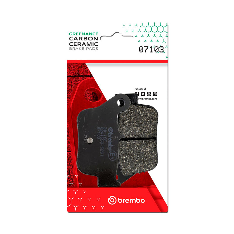 Brembo OE SYM MaxSYM Carbon Ceramic Brake Pad - Rear