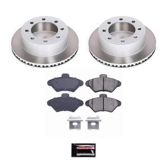 Power Stop 94-98 Ford Mustang Front Semi-Coated Rotor Kit