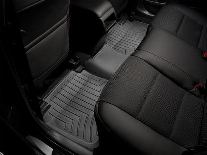 WeatherTech 04-08 Ford F150 Super Crew Rear FloorLiner - Black