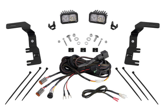 Diode Dynamics 2023+ Chevrolet Colorado Stage Series Ditch Light Kit C2 Sport White Combo