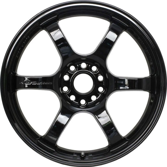 Gram Lights 57DR 18x9.5 +38 5-114.3 Glass Black Wheel (Min Order Qty 20)