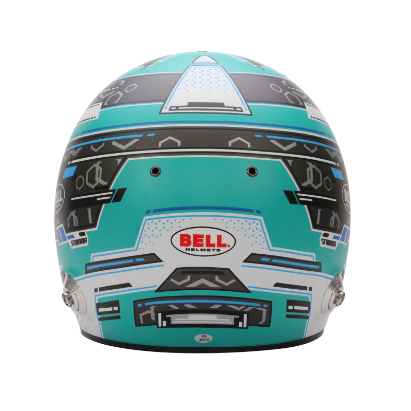 Bell Helmet Rs7 Stamina Anthracite/Aquamarine (Hans) 56(7) Fia8859-2024/Sa2025