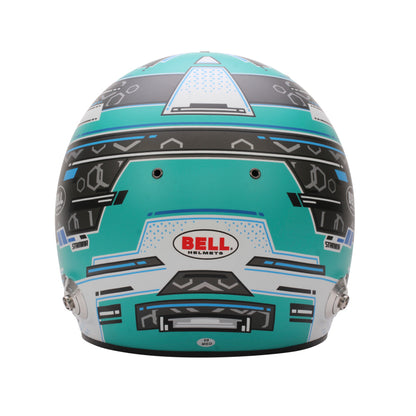 Bell Helmet Rs7 Stamina Anthracite/Aquamarine (Hans) 56(7) Fia8859-2024/Sa2025