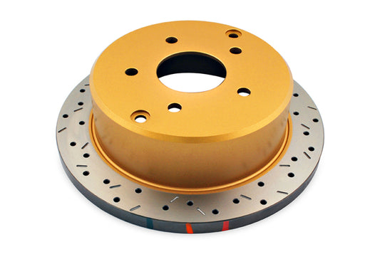 DBA 2004 Pontiac GTO 4000 Series Drilled and Slotted Rear Rotor