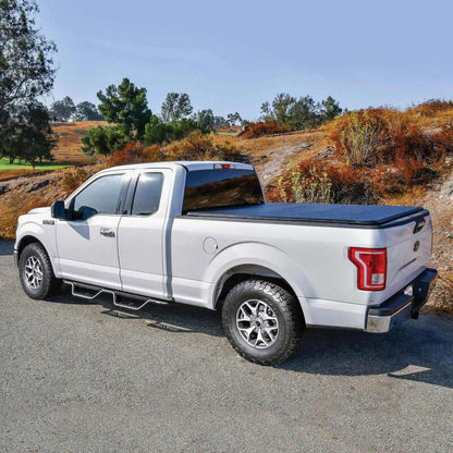 Westin 15-26/17-26 Ford F-150/F-250/F-350/F-450 SuperCab Outlaw Drop Nerf Step Bars Tex Black