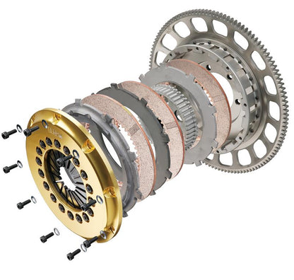 OS Giken Toyota SUPRA 1JZGTE R Series Triple Plate w/Floating Center Hub Clutch - Req. TY021-CH50M