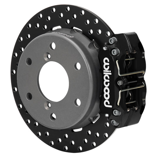 Wilwood 2024 Can Am Maverick Rear Brake Kit 11.60in Drilled - Black